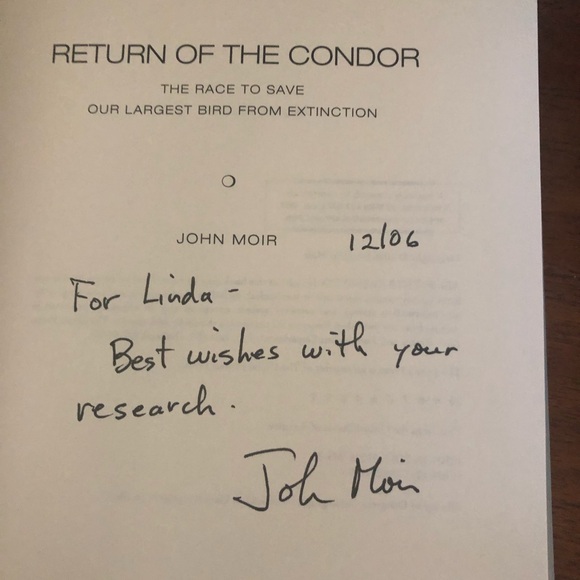 Autographed! Return of the Condor (1st Ed.) Book- 752 $40 or $35 w/offer - Picture 2 of 3